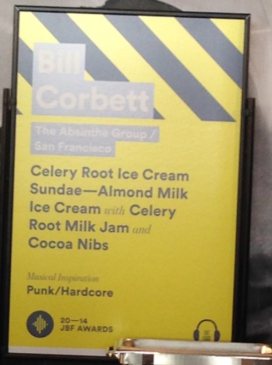 Food Presentation for the gala after the awards