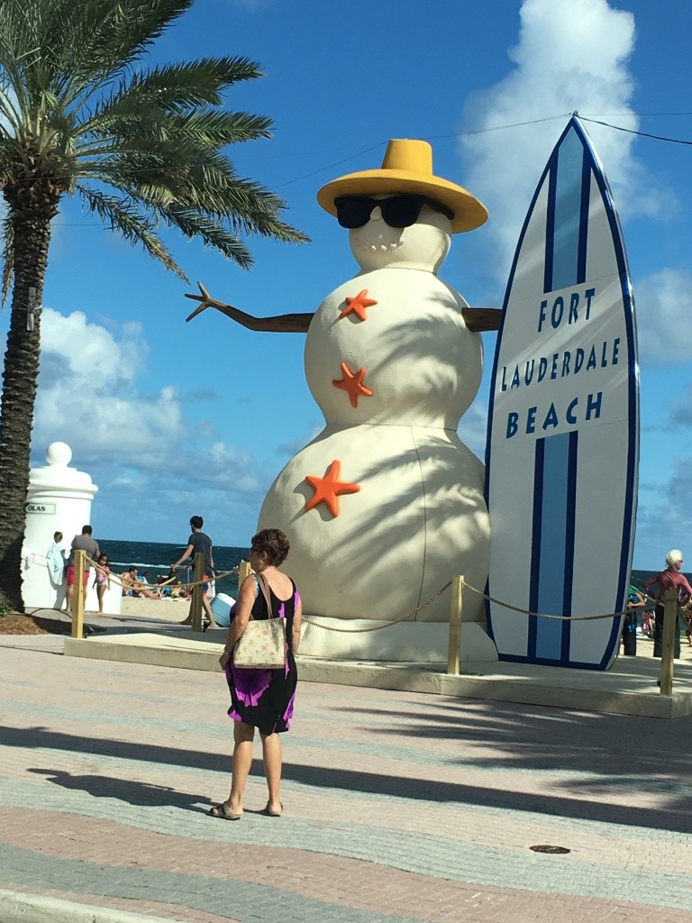 Snowman even in Florida