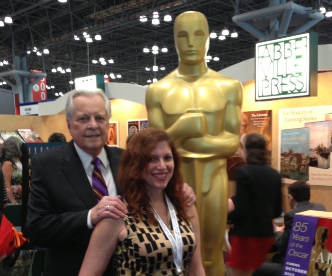 With Robert Osborne as he promoted "85 Years of the Oscar"