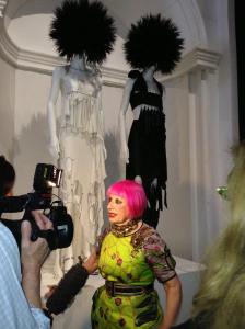 Zandra Rhodes and her creations