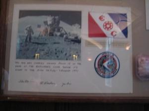 STA_1914 Explorers Club flag that Neil Armstrong took with him to the Moon