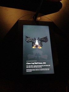 Analysis of how a exhibited gown was created by folding fabric