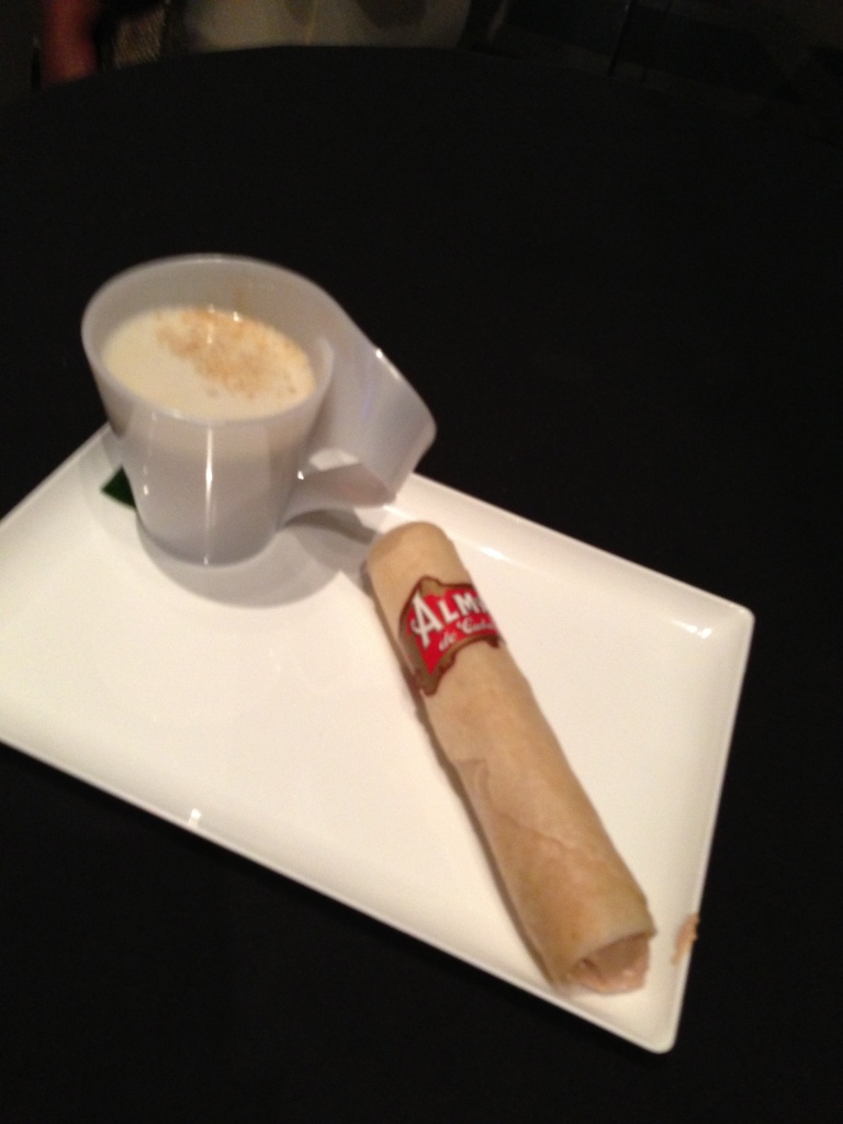 Inspired by "Scarface": Crispy Foie Gras and duck cigars