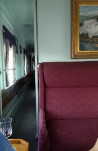 Hallway from solarium lounge