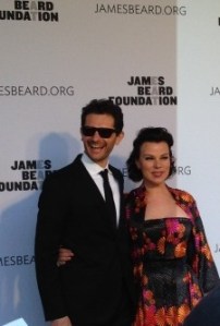 Debbie Mazar and Gabriele Corcos