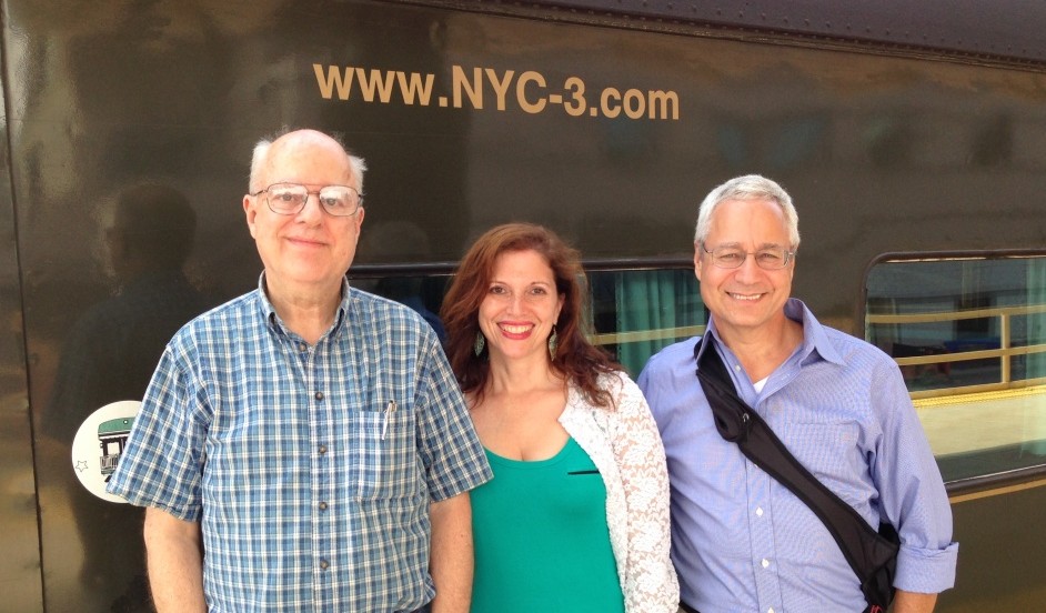 Lovett Smith with Robert and me