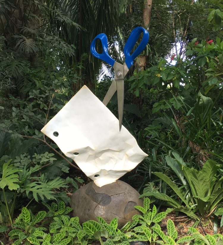 Naples Botanical Garden Yup: Rock, Paper, Scissors