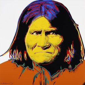 Andy Warhol, Cowboys and Indians: Geronimo 1986