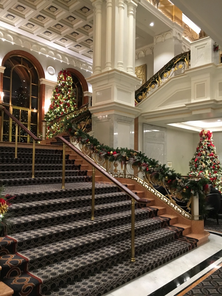 Central staircase of the hotel
