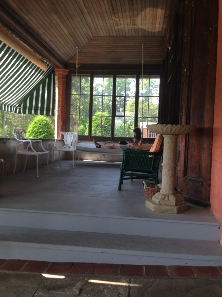 Chilling on the Veranda