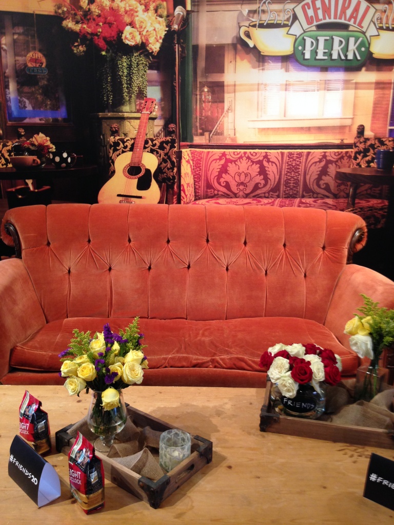 Original orange couch