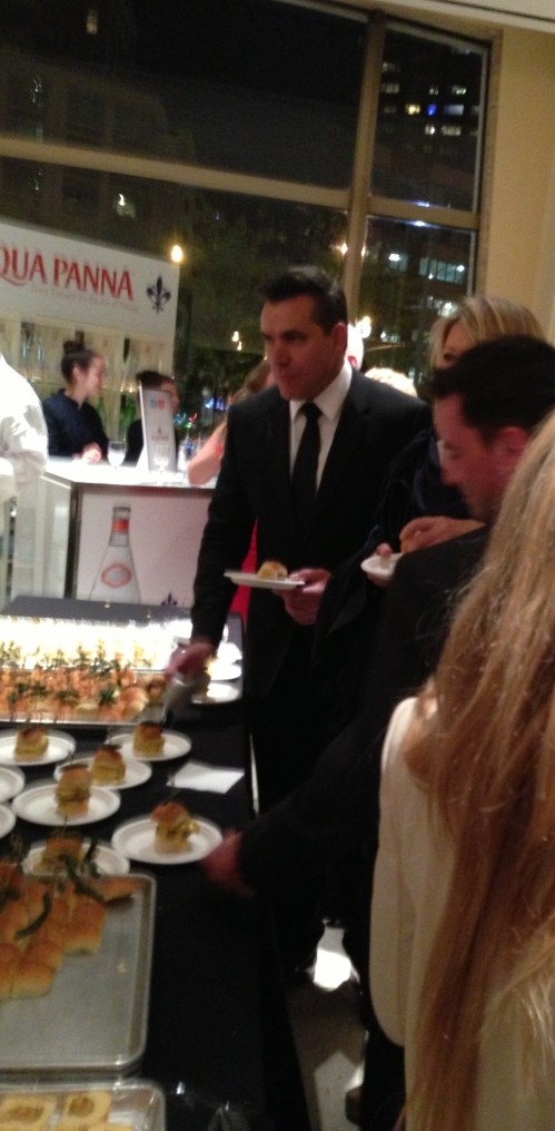 Todd English at Nate Appleman's station