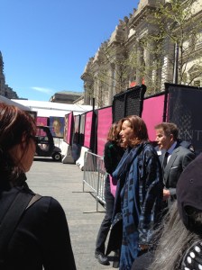 Donna Koran and Calvin Klein